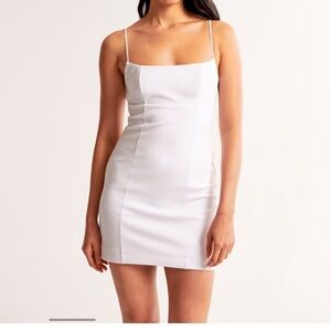 NWT Abercrombie White Spaghetti Strap Mini Dress
